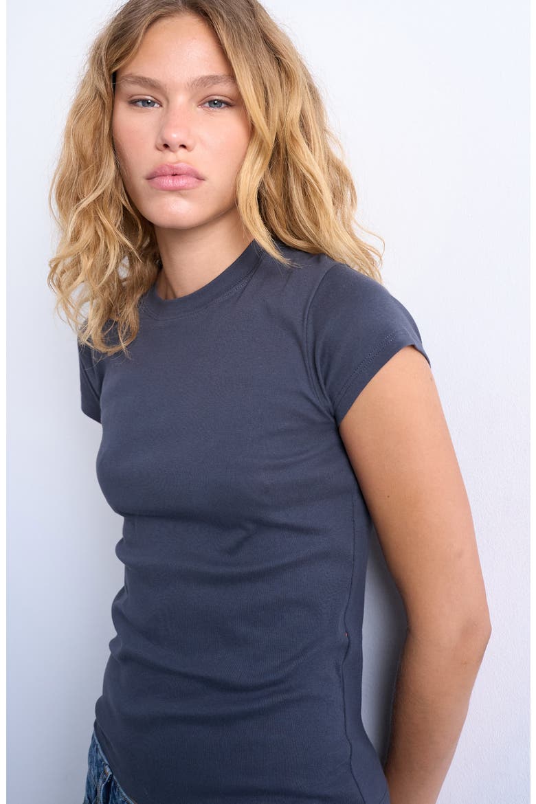 Everyday Cotton T-Shirt, Alternate, color, GREY