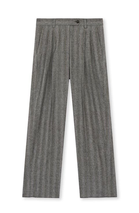 Jem Pinstripe Virgin Wool Pences Trousers