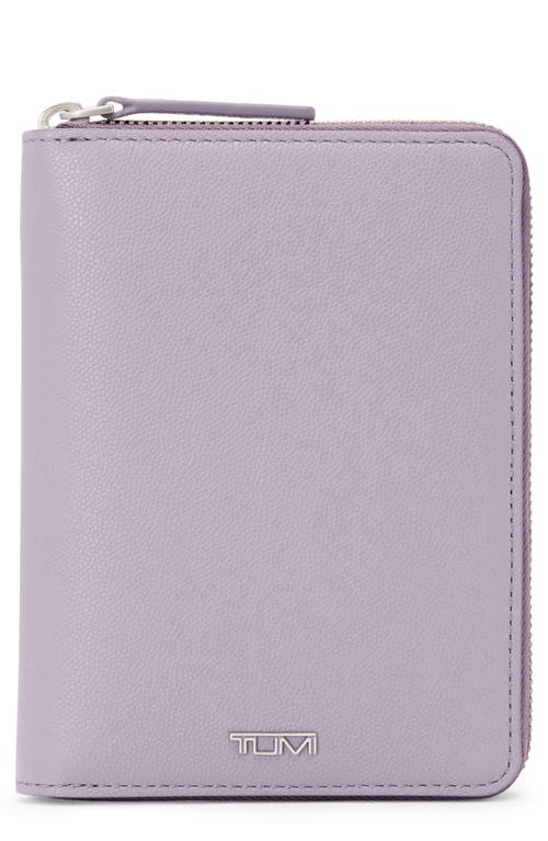 Shop Tumi Belden Zippered Leather Passport Case In Lavender