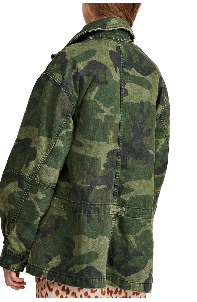 Free People Seize The Day Military Jacket, Alternate, color,