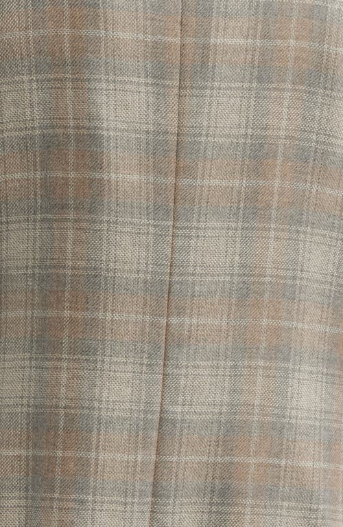 Canali Siena Regular Fit Plaid Cashmere Sport Coat