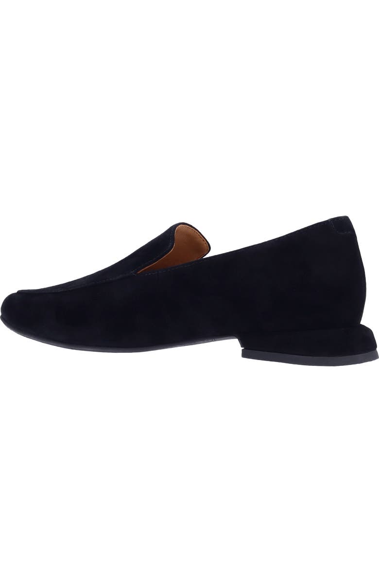 L'Amour des Pieds Tilda Apron Toe Flat, Alternate, color, Black