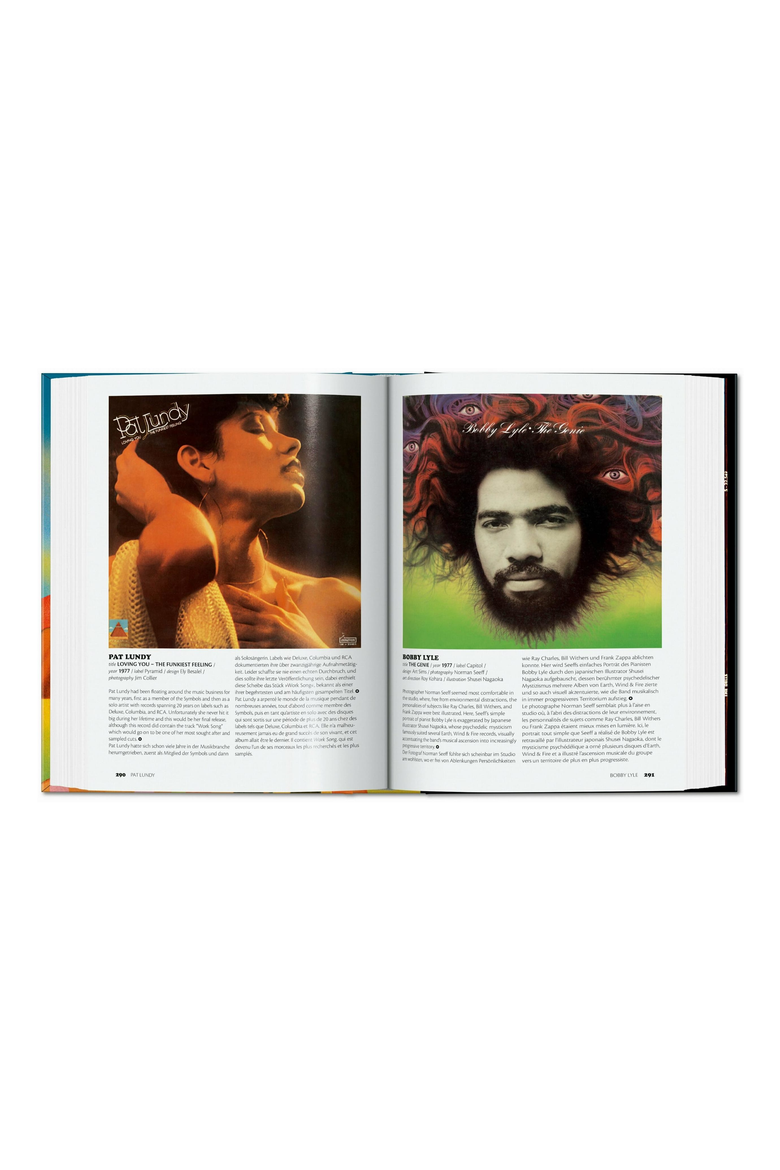 Funk and Soul Covers 45th ed English French German Book, Alternate, color, Blue