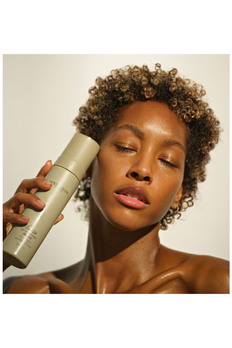 Dolce Glow Lusso Self-Tanning Mousse + Application Mitt Set $60 Value, Alternate, color, NO COLOR
