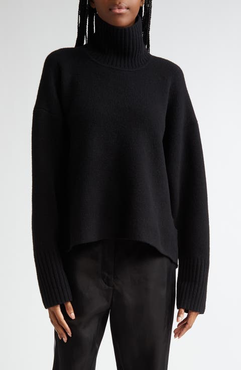Sandra Cashmere & Wool Blend Turtleneck Sweater