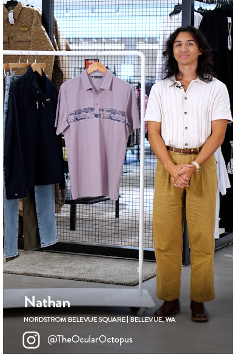Papaya Grove Chest Stripe Polo video