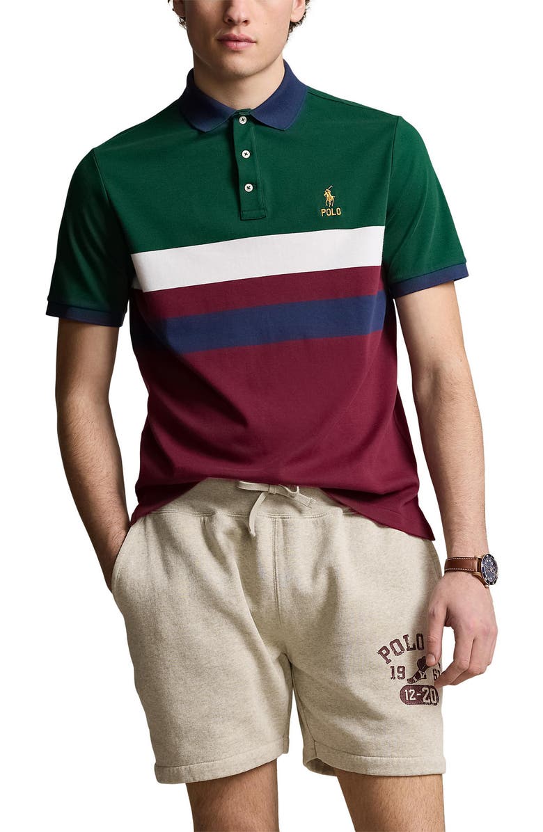 Polo Ralph Lauren Colorblock Polo, Main, color,