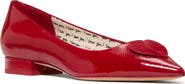 Kate Spade New York lover crinkle patent leather low pump