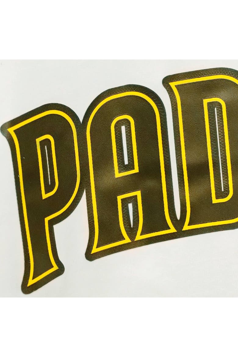 Men's Pro Standard White/ San Diego Padres Taping T-Shirt, Alternate, color, White