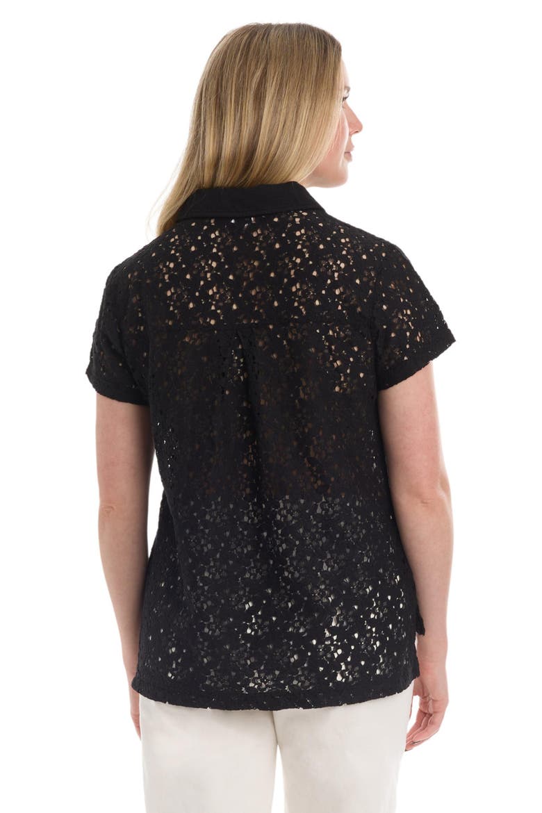 Short Sleeve Polo, Alternate, color, Black