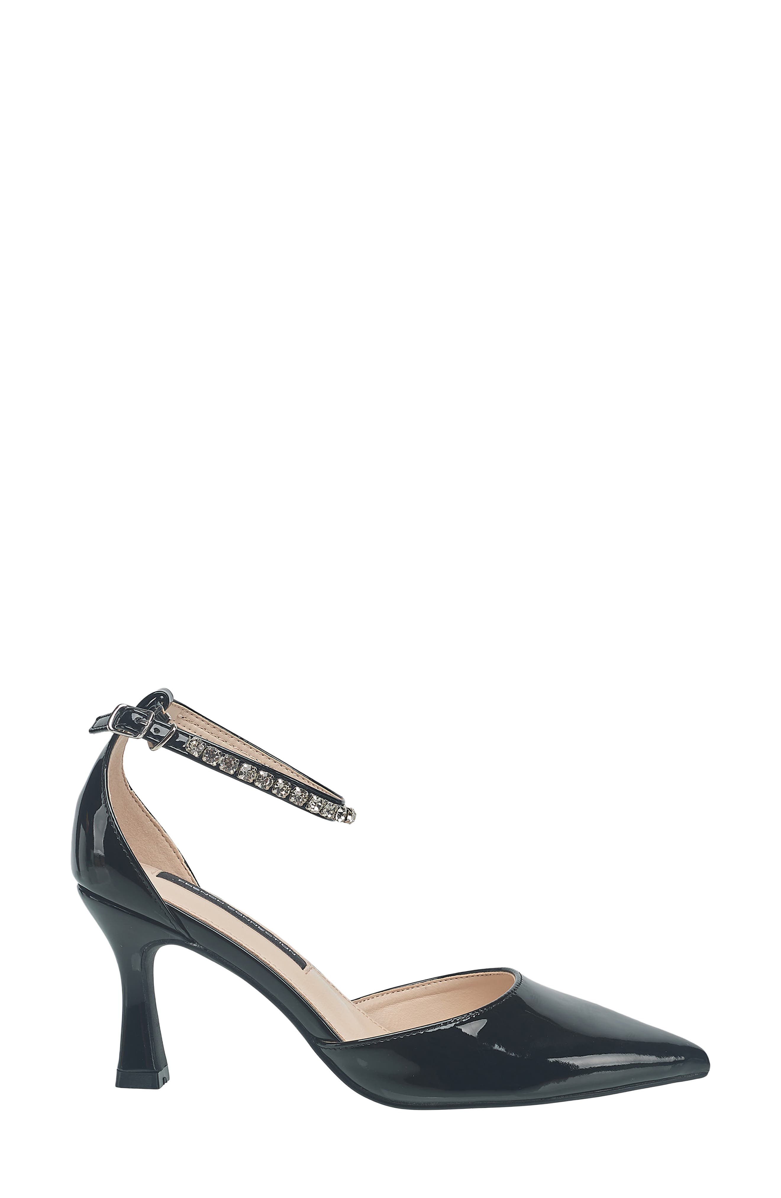 Champ Faux Leather Pointed Toe Pump, Alternate, color, BLACK