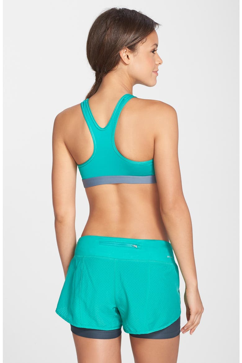 'Pro Classic' Dri-FIT Padded Sports Bra, Alternate, color, EMERALD GREEN/ BLUE GRAPHITE