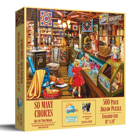 So Many Choices 500 piece Jigsaw Puzzle for Adults