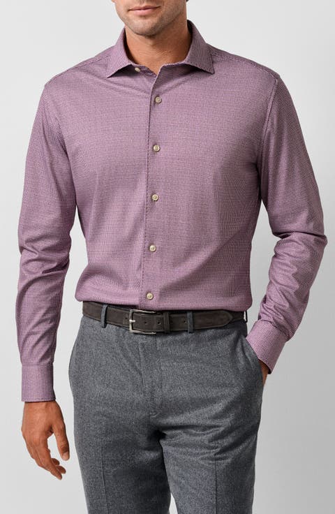 Check Knit Sport Shirt