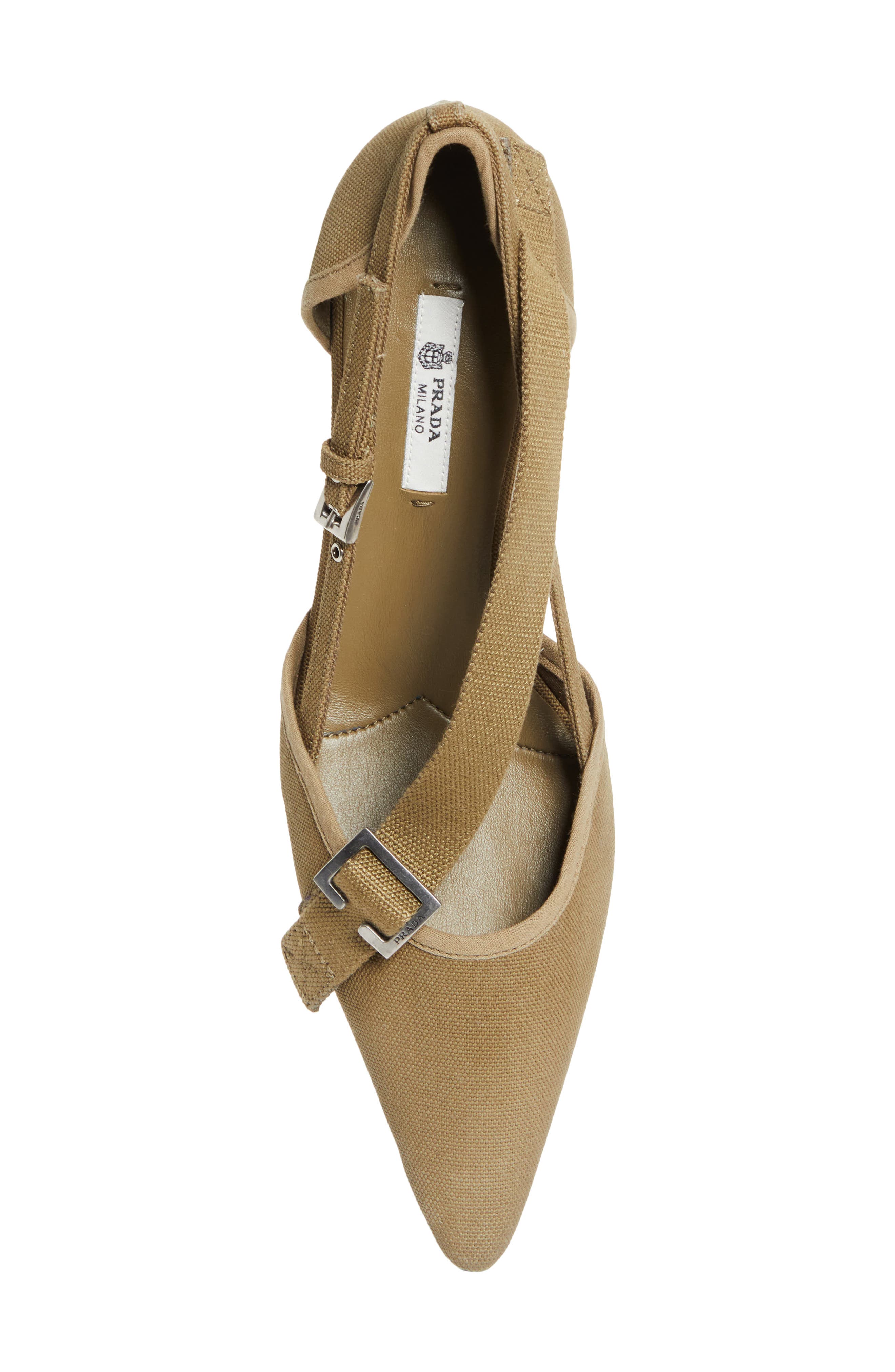 Kitten Heel Pointed Toe Pump, Alternate, color, MILITARE