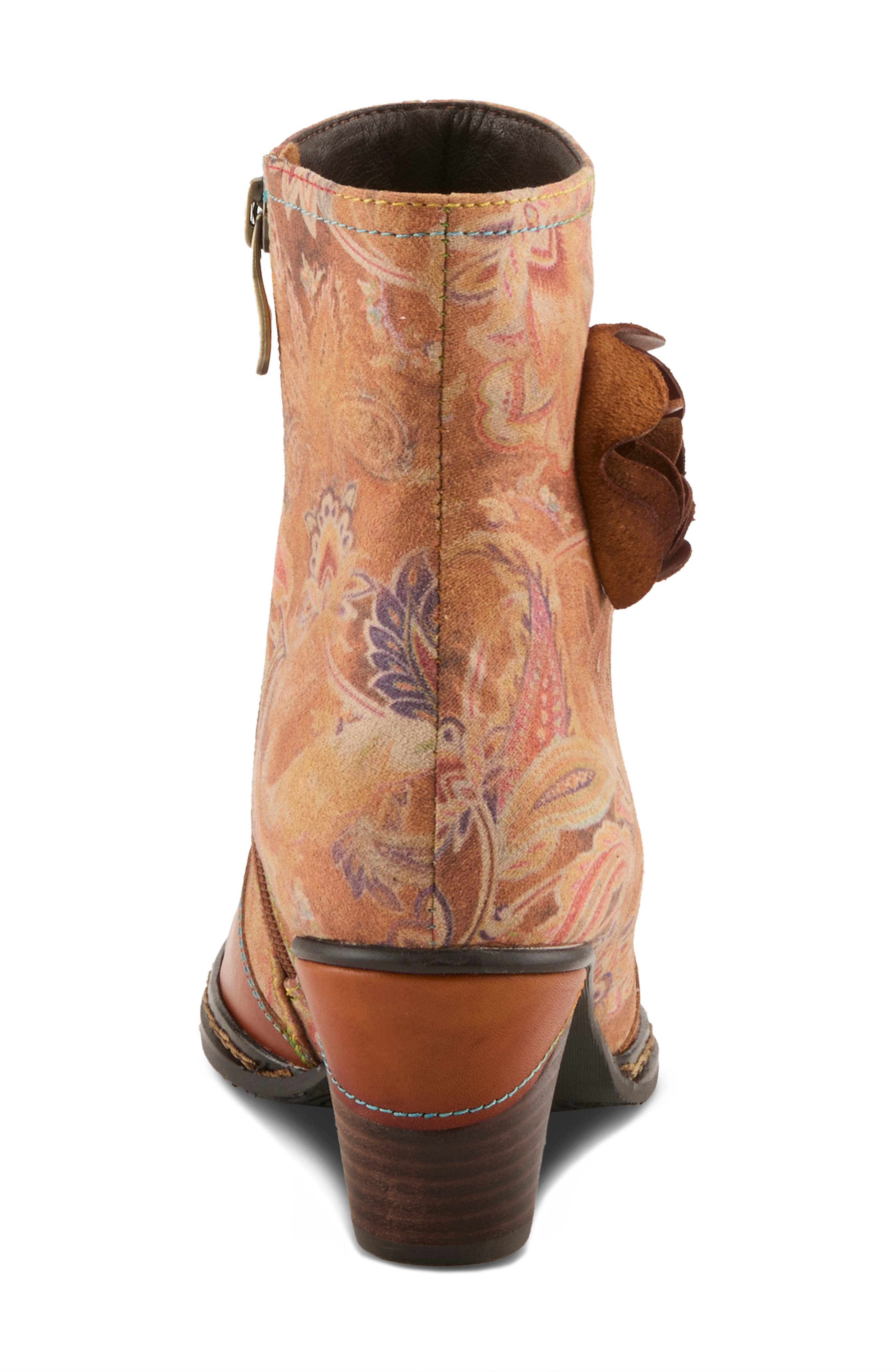L'Artiste by Spring Step Naima Bootie, Alternate, color, Camel Multi