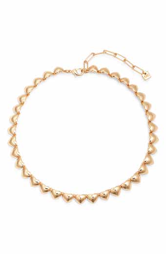 Puffy Heart Collar Necklace