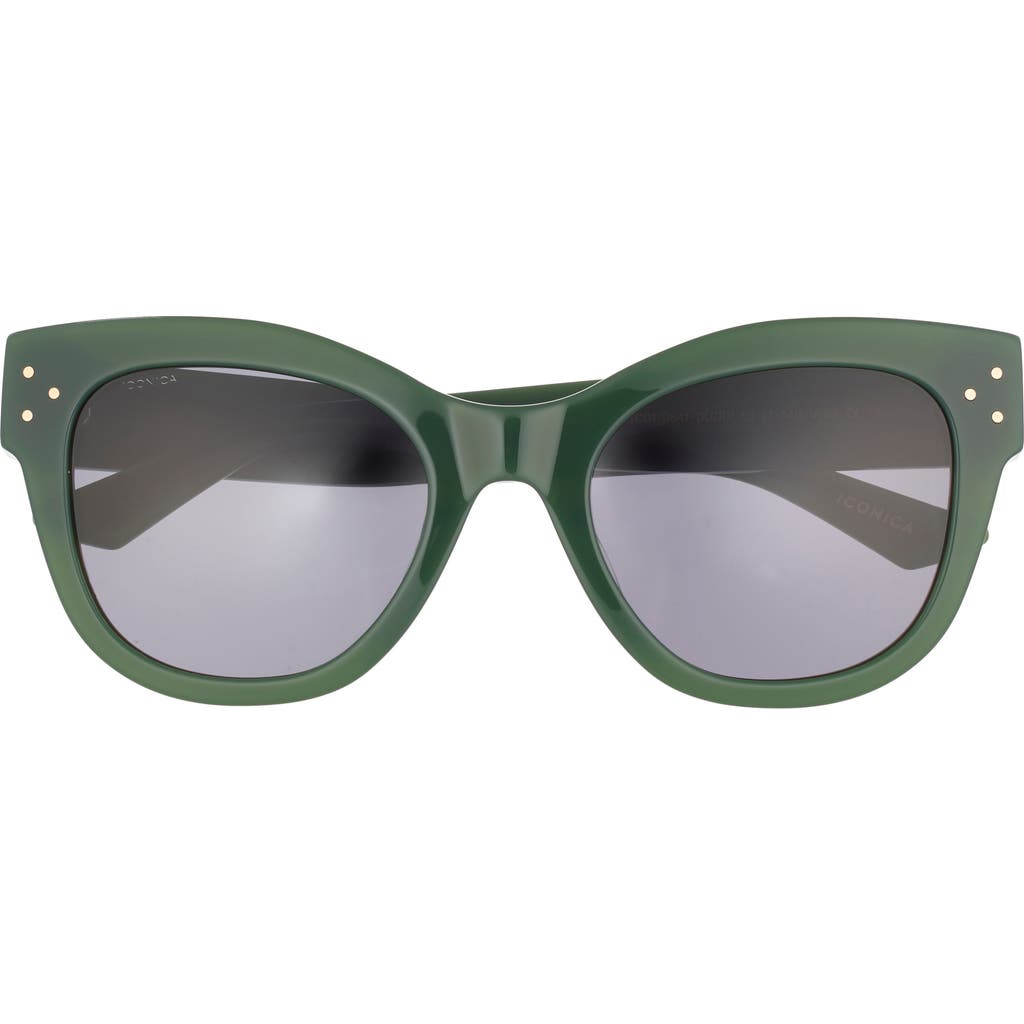 Diff Eva 53mm Cat Eye Sunglasses In Green