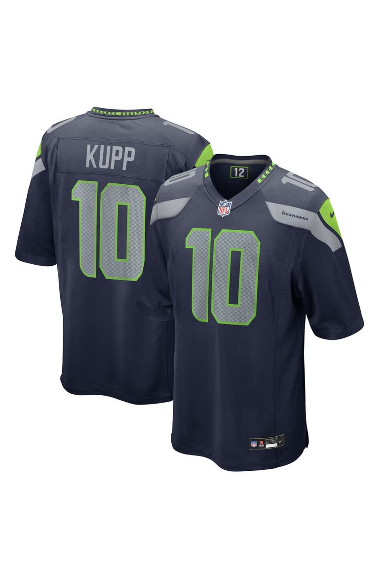 Men's Nike Cooper Kupp  College Navy Seattle Seahawks Team Game Jersey, Main, color, College Navy