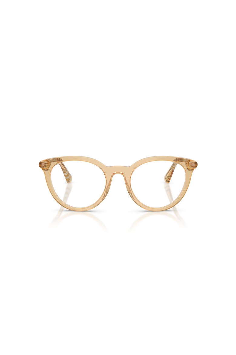 48mm Round optical glasses, Alternate, color, Beige