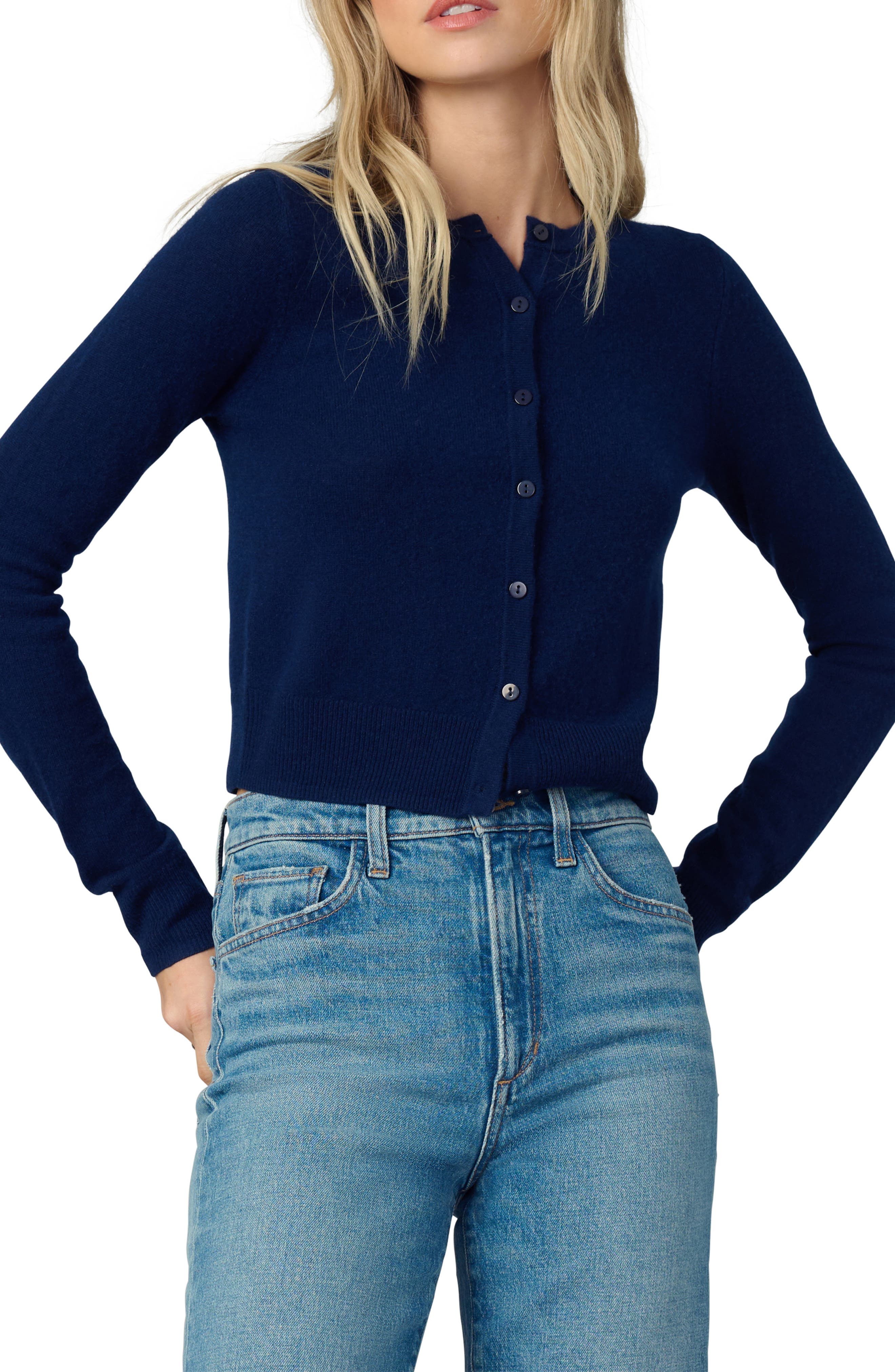 Joe's The Dani Crop Cashmere Cardigan
