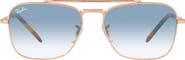 Ray-Ban New Caravan 58mm Gradient Square Sunglasses
