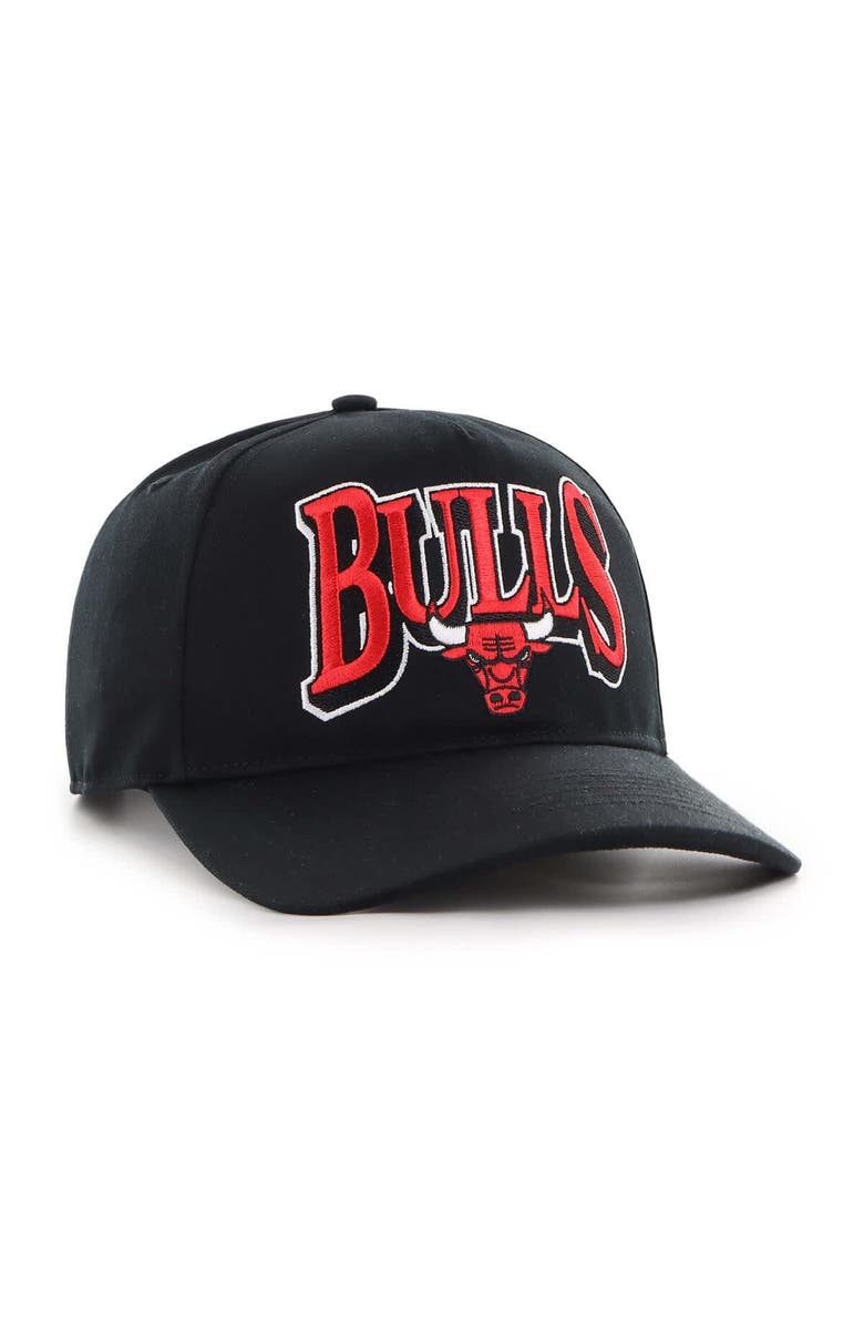 '47 Men's '47 Black Chicago Bulls Every Time Past Champs Hitch Adjustable Hat, Alternate, color, 