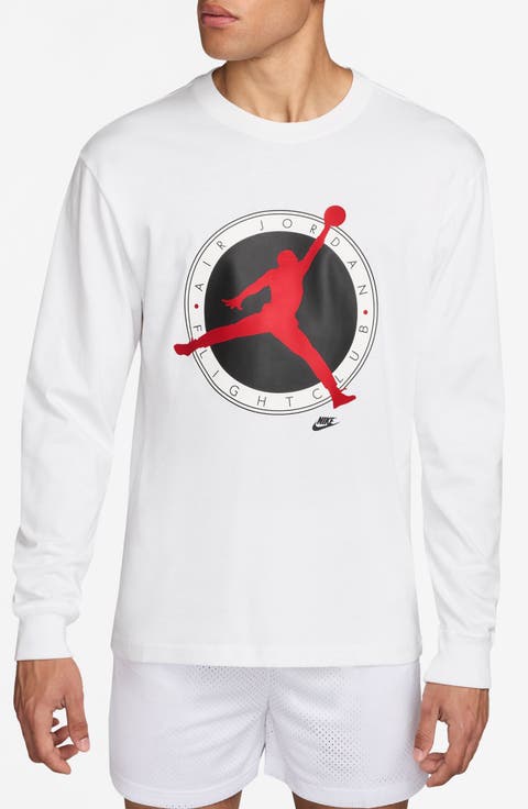 MJ Flight Club Long Sleeve Graphic T-Shirt