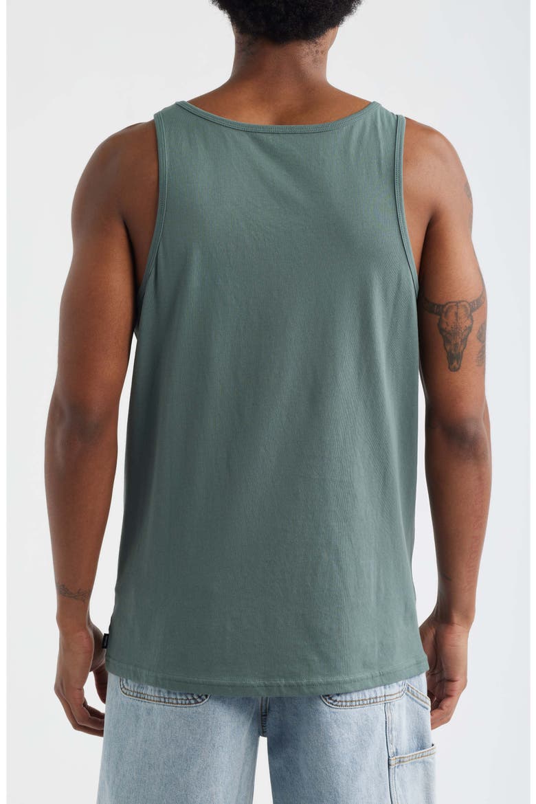 Made For Cotton Graphic Tank, Alternate, color, MOSS