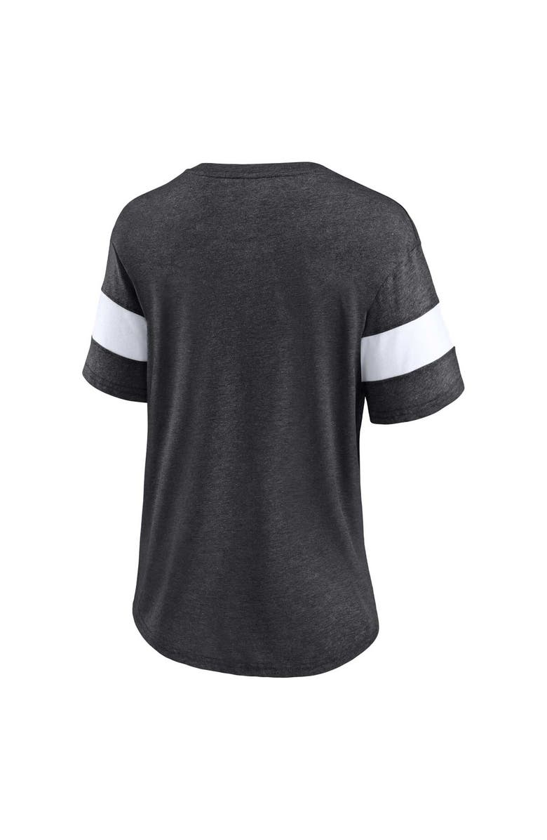 FANATICS Women's Fanatics Branded Heather Charcoal Texas Rangers 2023 World Series Champions Appeal Play Tri-Blend V-Neck T-Shirt, Alternate, color,