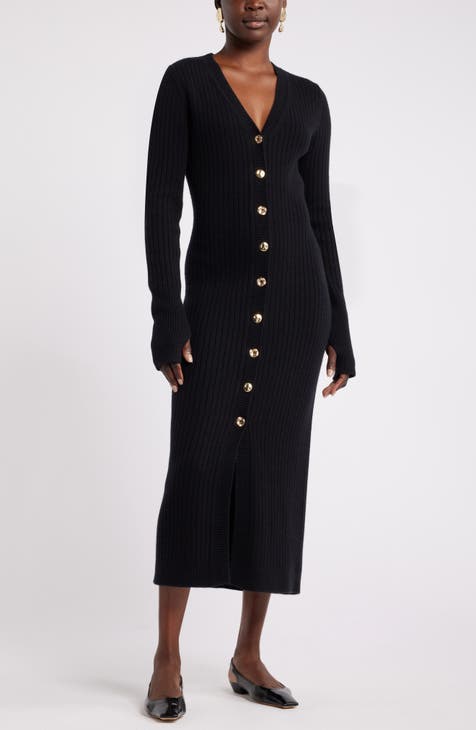 Nordstrom black sweater dress best sale