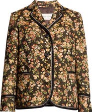 Dries Van Noten Brea Tape Gobelin Cotton Blend Jacket