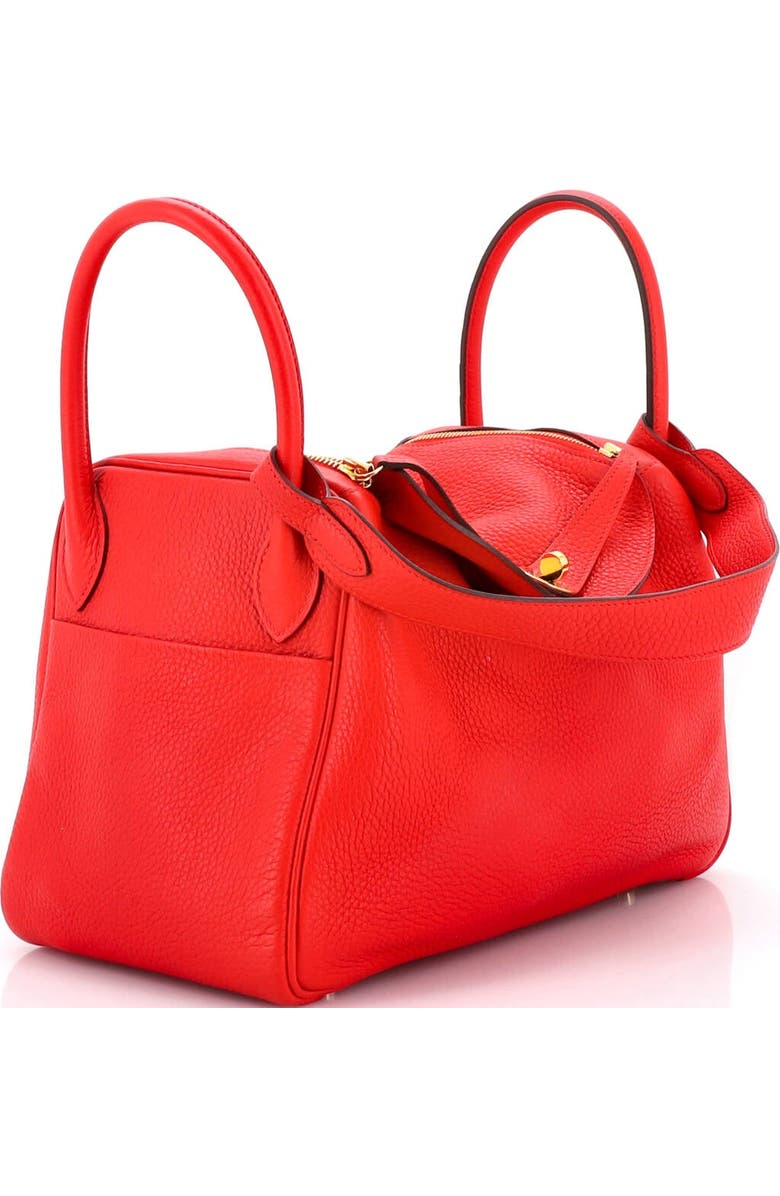 Pre-Owned Hermes Lindy Bag Clemence 30, Alternate, color, Rouge De Coeur
