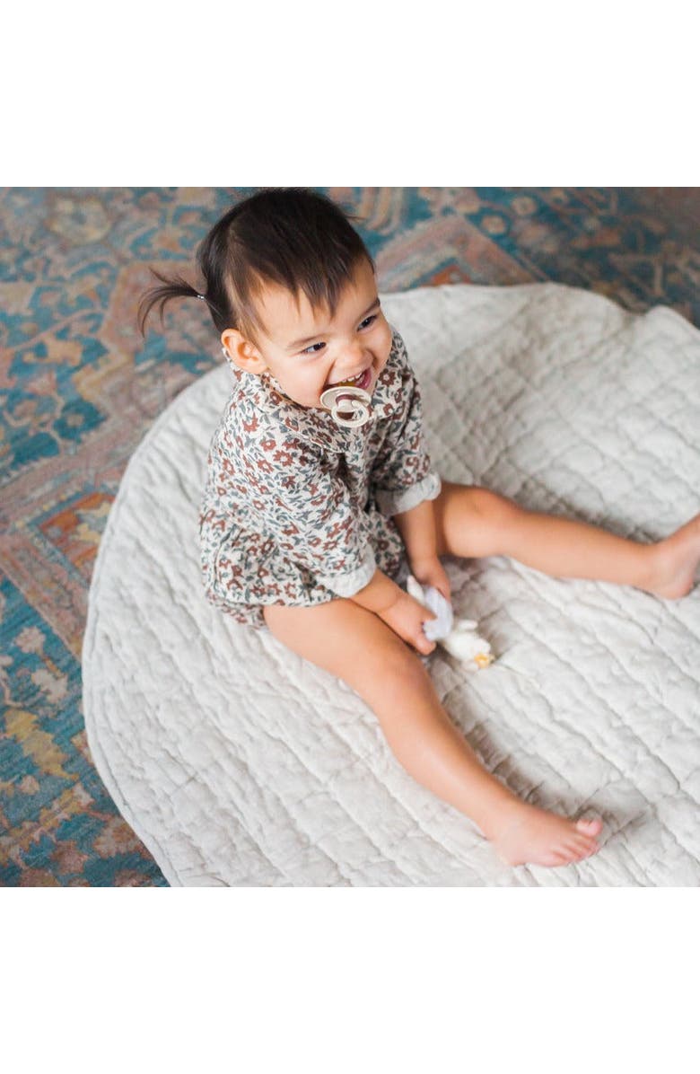 Creative Women Stone Washed Linen Quilted Playmat, Alternate, color, 