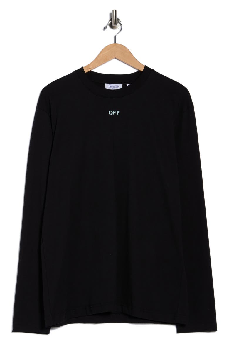 Vibe Arrow Skate Long Sleeve T-Shirt, Alternate, color, BLACK-AQUA GLASS