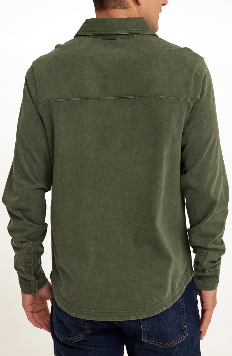 Threads 4 Thought Dorain Mineral Wash Knit Button-Up Shirt, Alternate, color, Seagrass