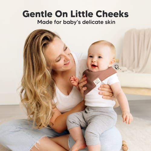 Keababies 8-pack Quin Bandana Bibs In Rosewood
