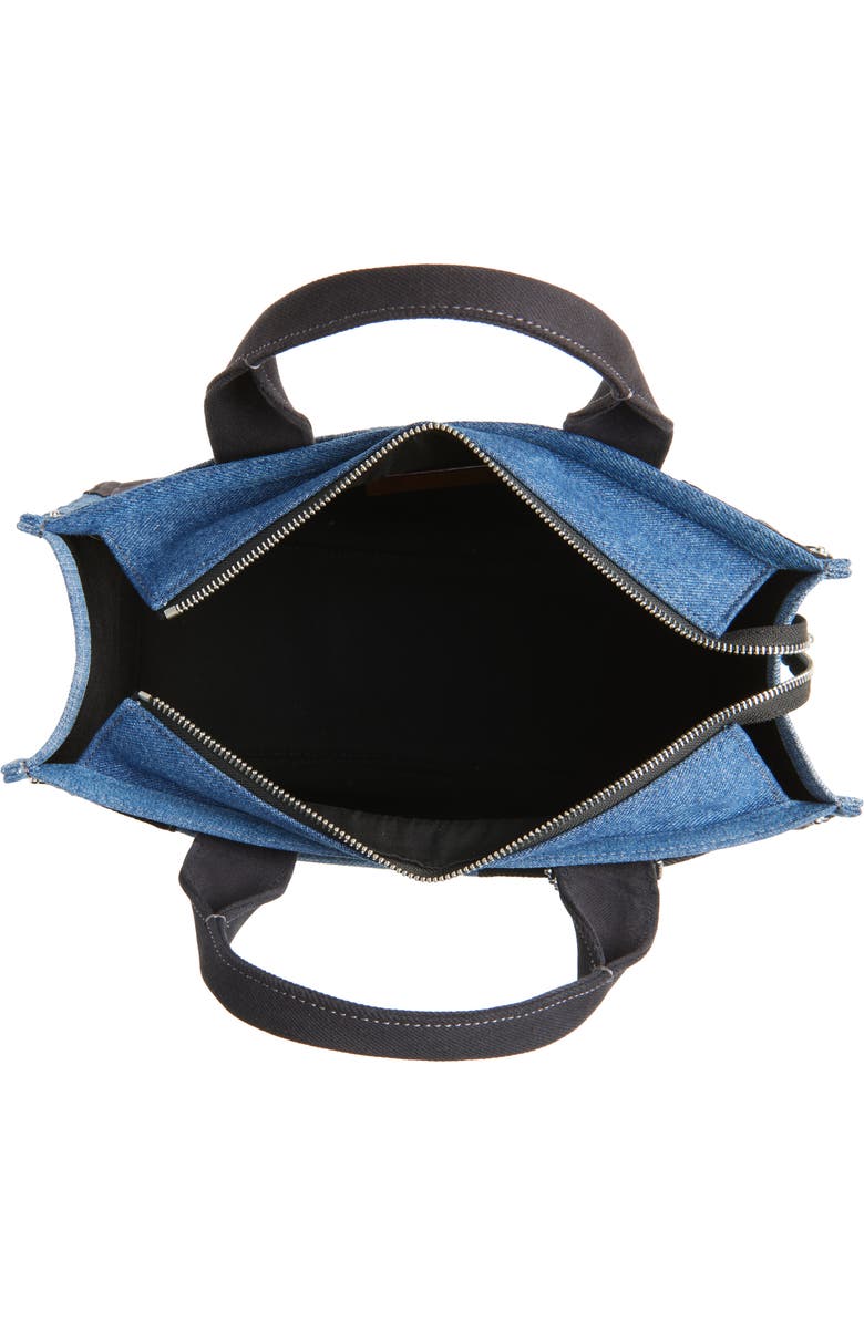 COACH Denim Patchwork Cargo Tote, Alternate, color,