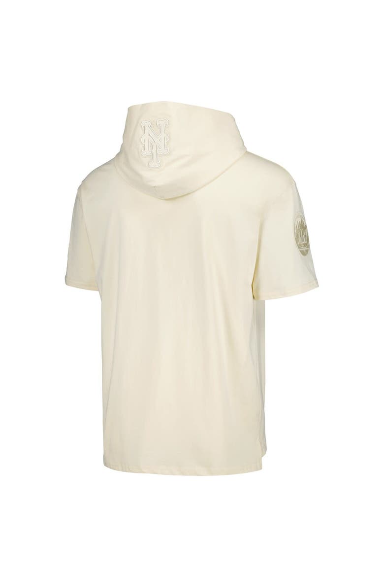 Men's Pro Standard Cream New York Mets Neutral Hoodie T-Shirt, Alternate, color, Cream