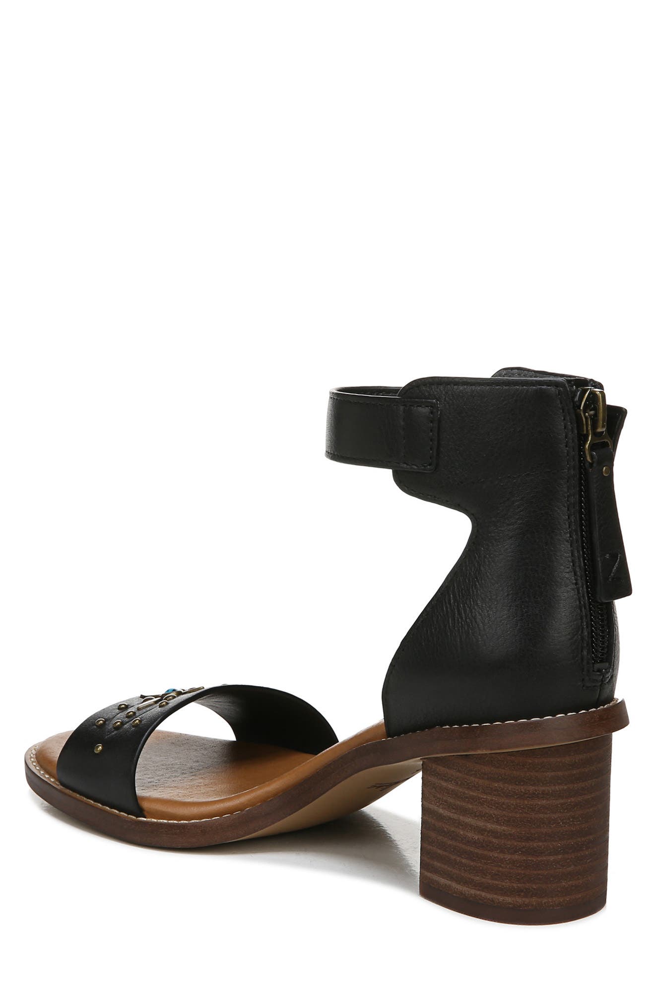 Zodiac Isla Studded Block Heel Sandal, Alternate, color, 