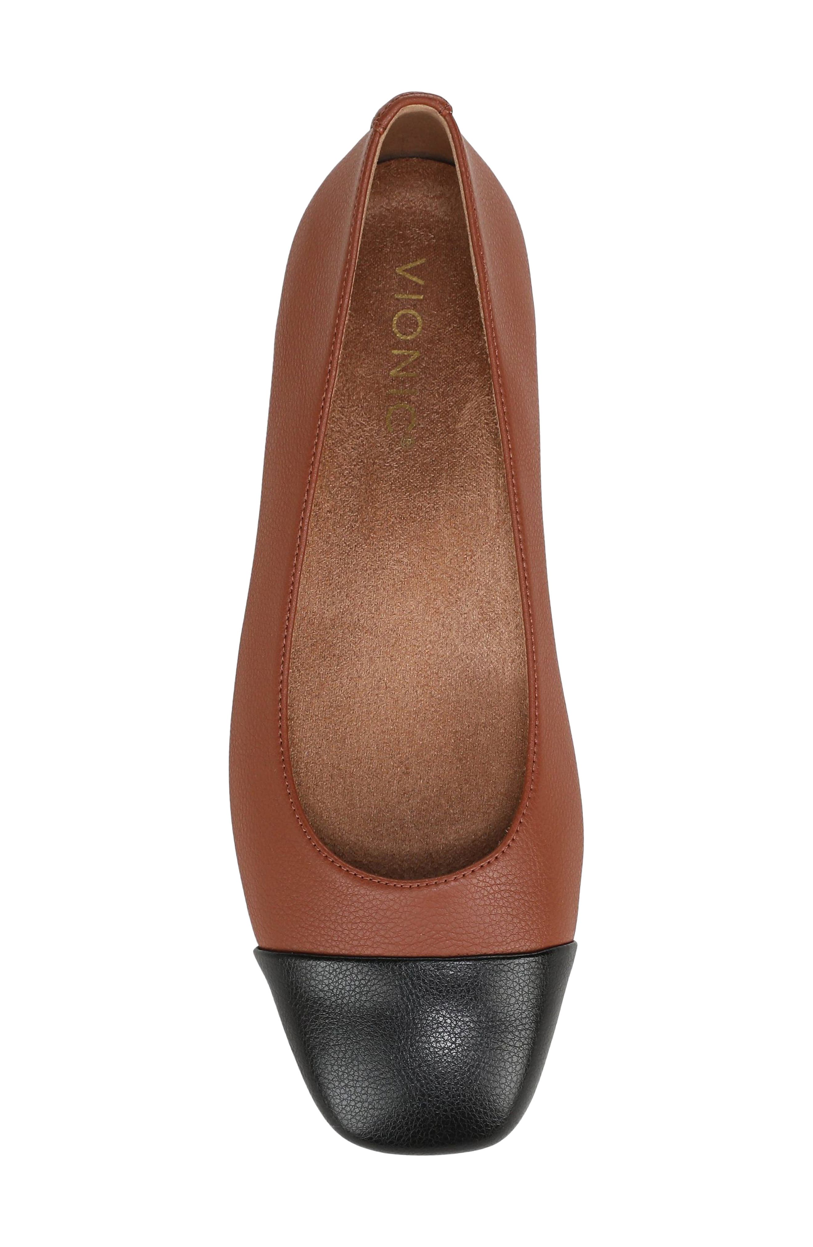 Hollen Cap Toe Ballet Flat, Alternate, color, EQUESTRIAN TAN