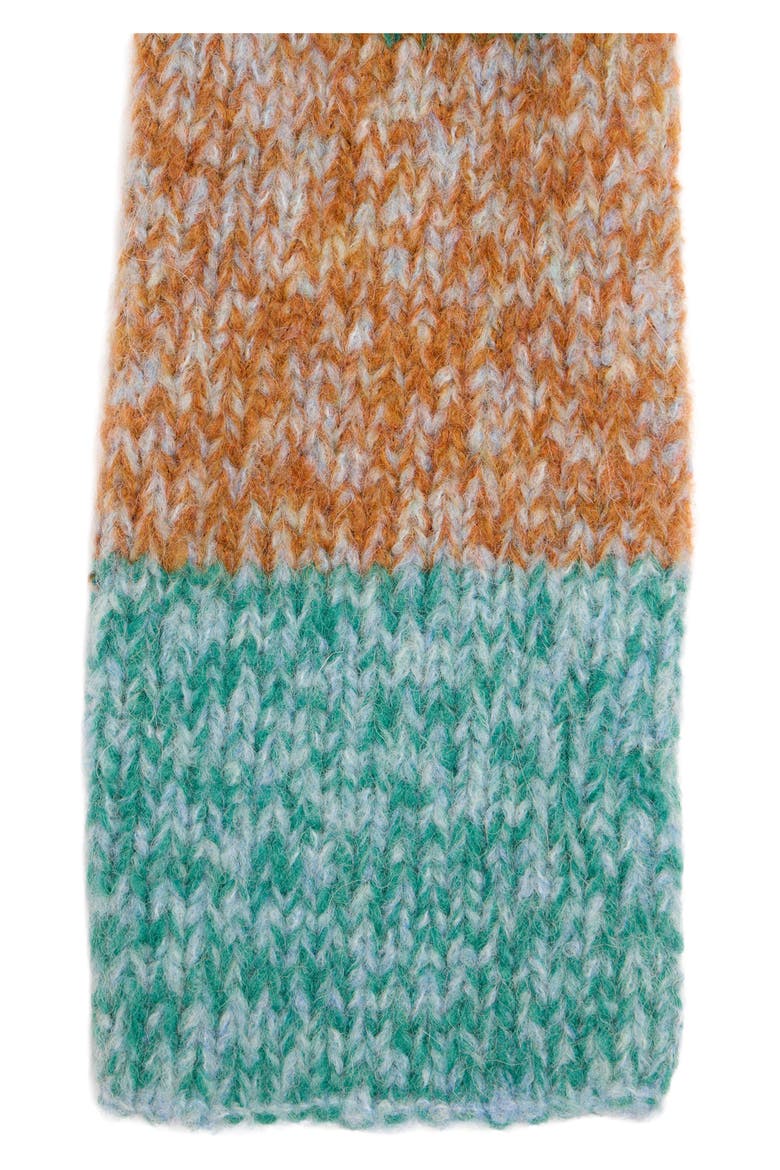Thin Alpaca & Wool Blend Scarf, Alternate, color, MULTI