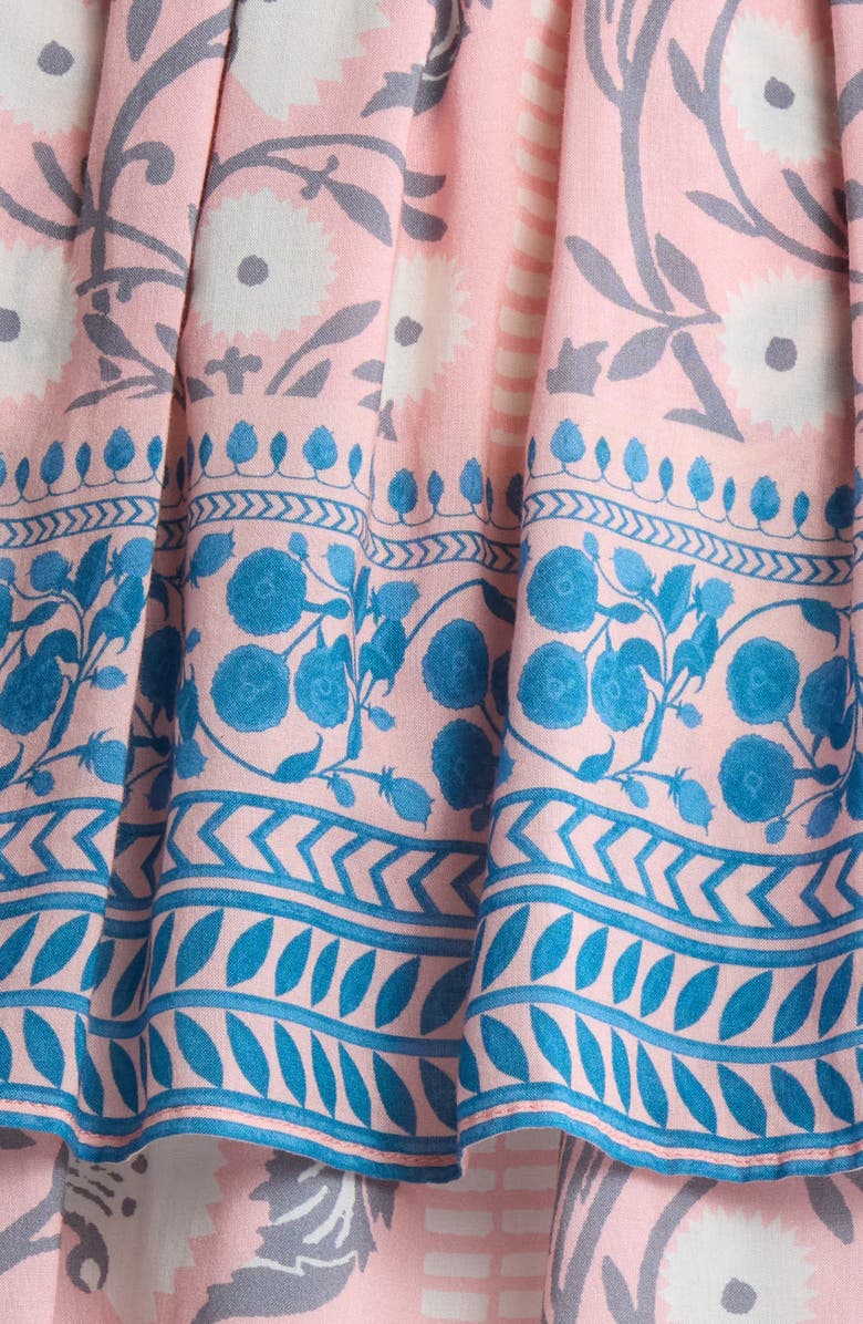 ALICIA BELL Stevie Long Sleeve Belted Cover-Up Minidress, Alternate, color, Light/ Pastel Pink