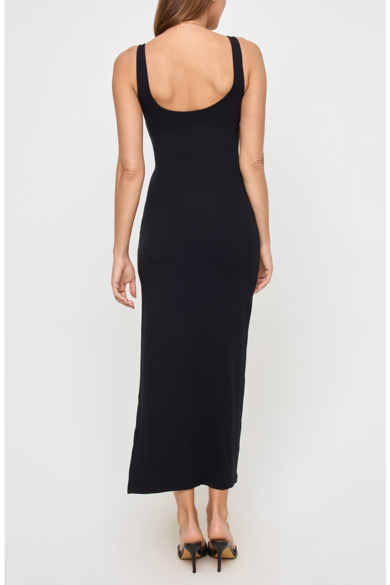 Alexis Cover-Up Midi Dress, Alternate, color, BLACK