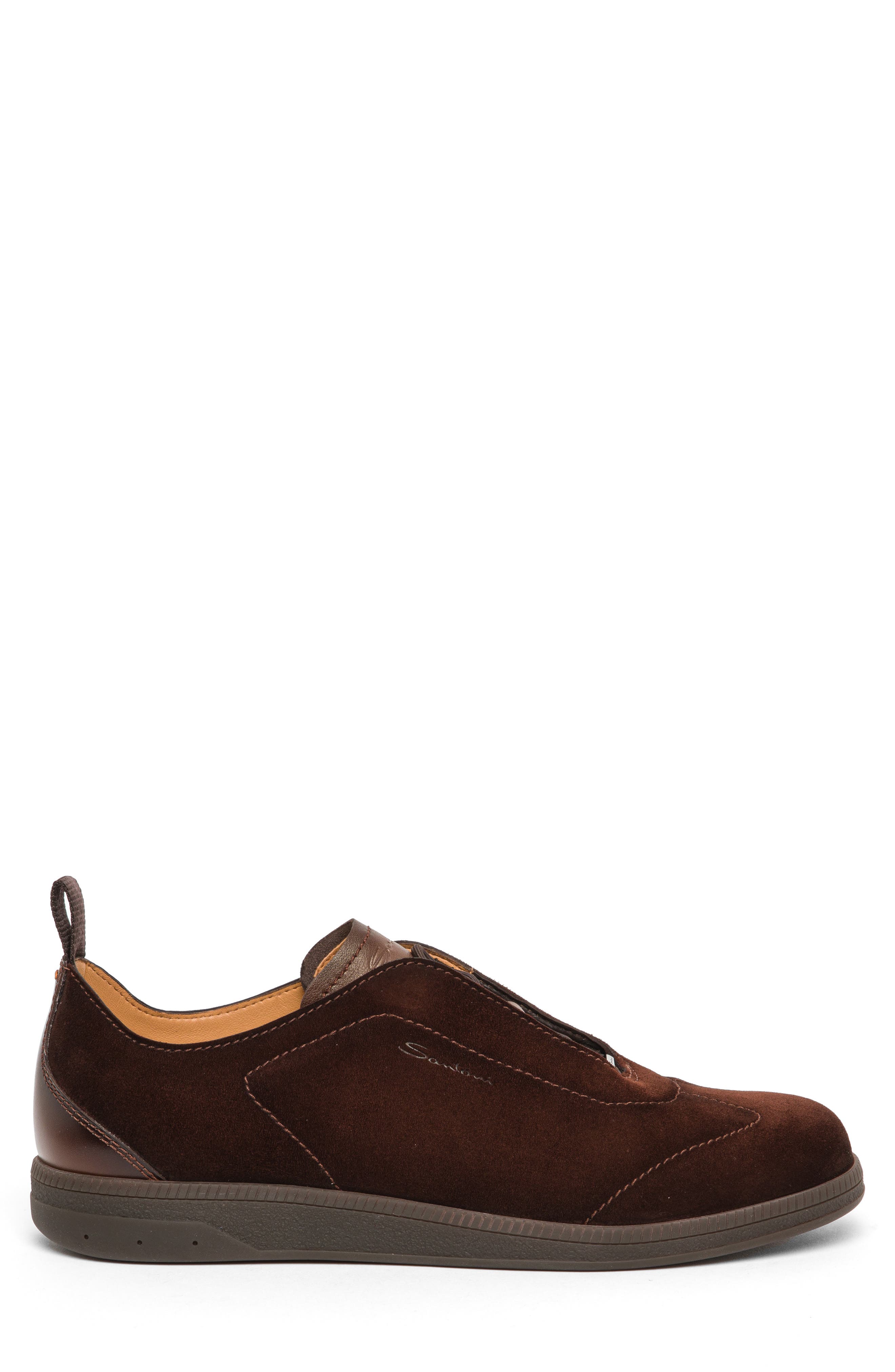 Santoni Lume Sneaker, Alternate, color, Brown-S26