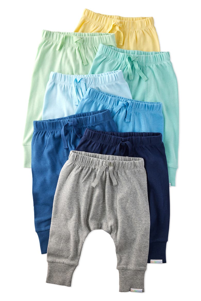 Kids' Jordan Organic Cotton Joggers, Main, color, SUNNY BLUE RAINBOW