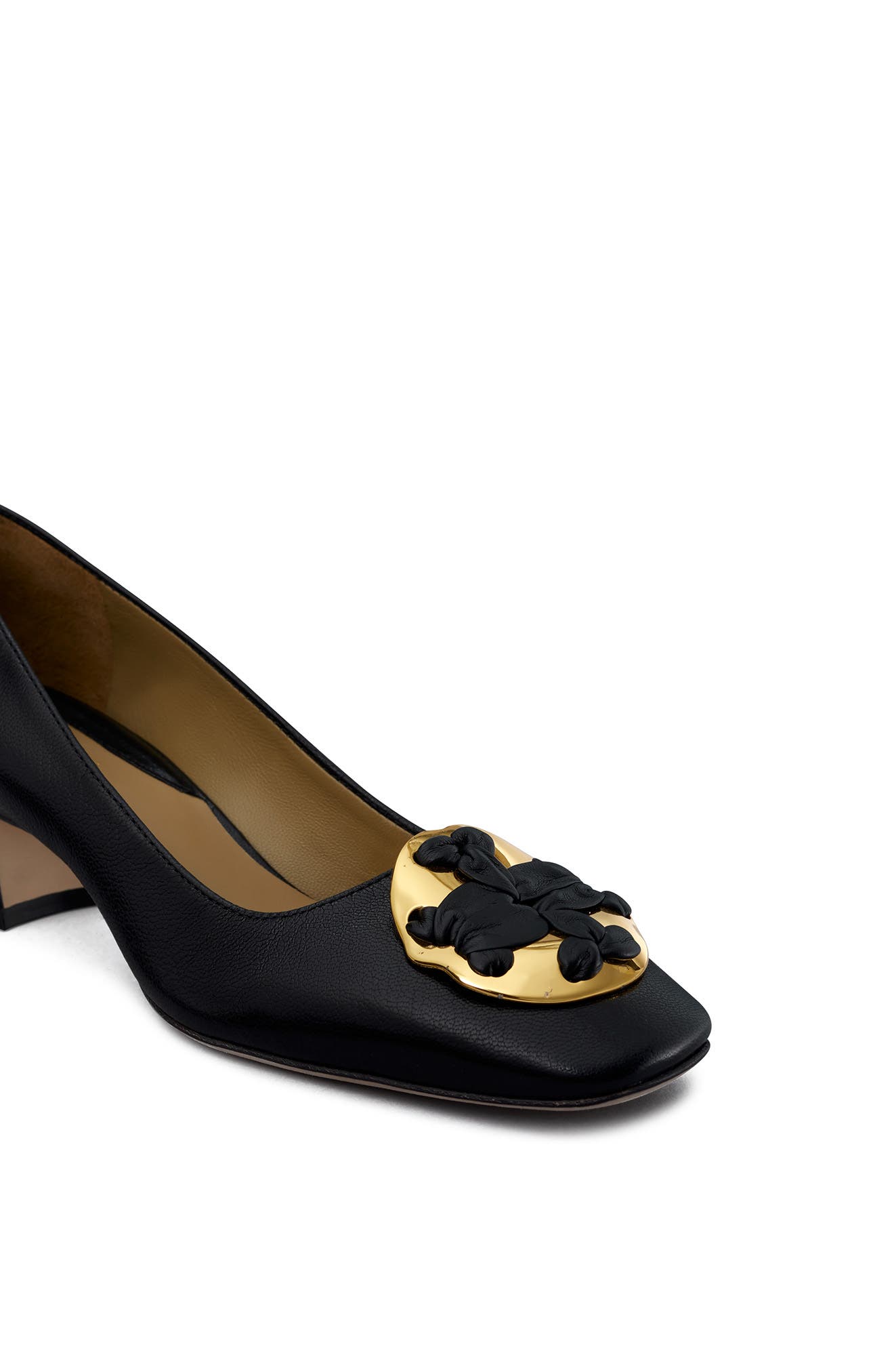 Tory Burch Block Heel Medallion Pump, Alternate, color, 