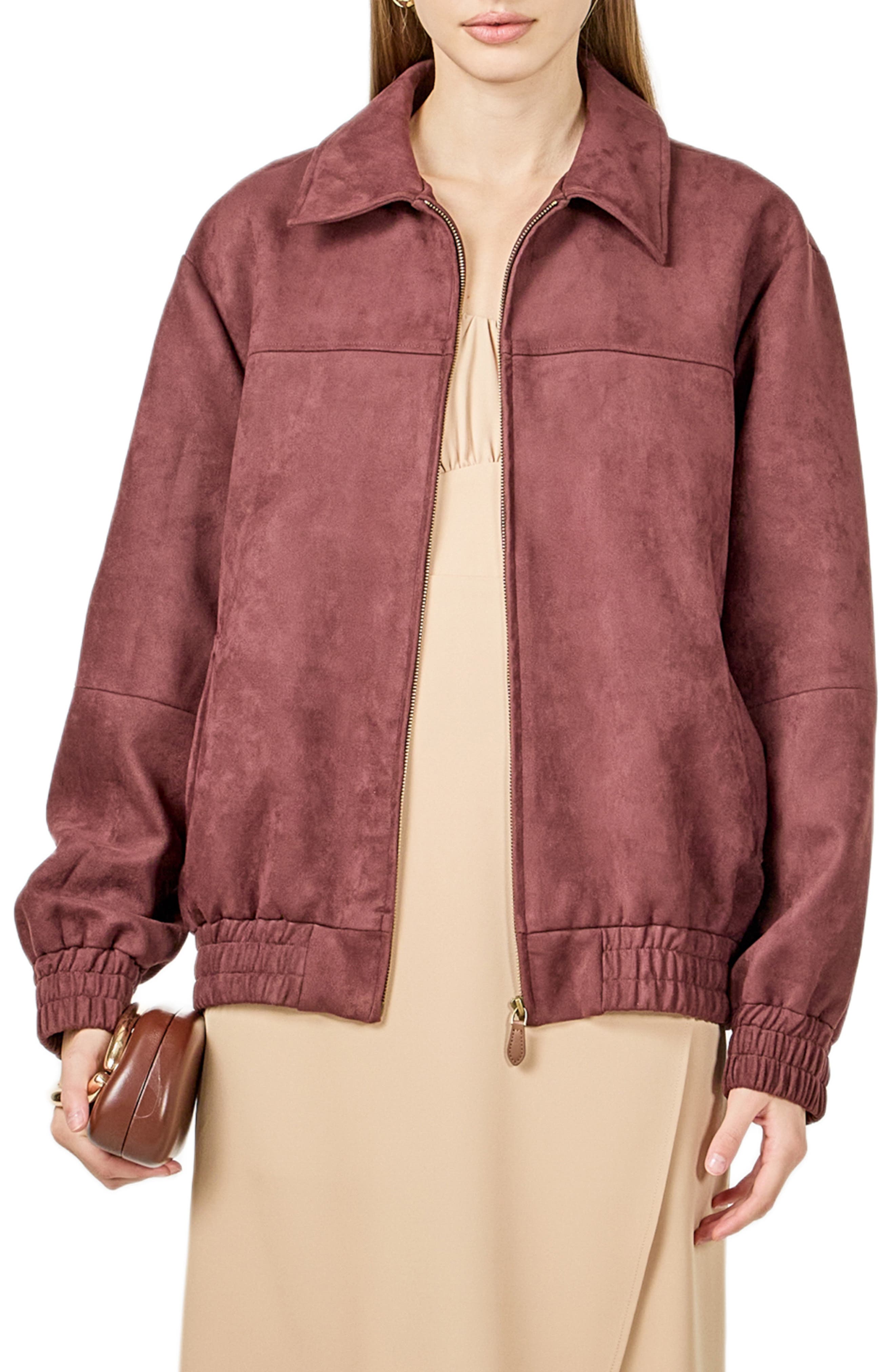 Faux Suede Work Jacket - image 3