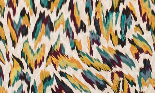 Liverpool Los Angeles Abstract Animal Print Jersey Knit Top In Multi