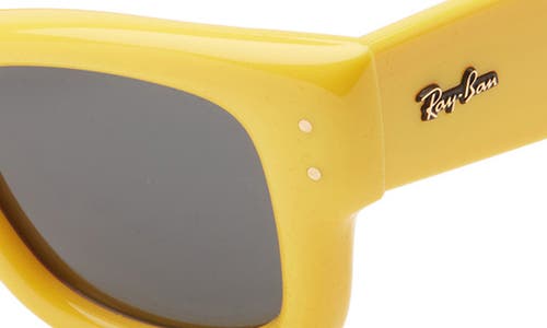 Ray Ban Ray-ban 47mm Small Square Sunglasses In Yellow